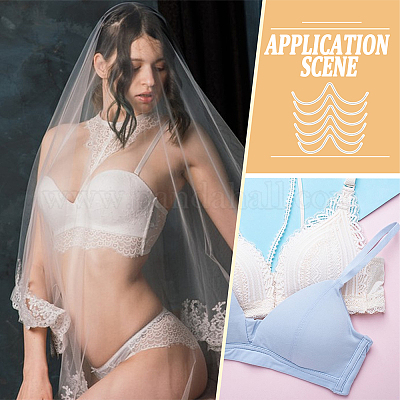 6 шт. 6 стиля купальник из нержавеющей стали 304 W-образной формы на косточках STAS-NB0001-82-1