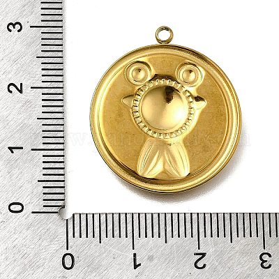 Подвески из нержавеющей стали 304 с эмалью STAS-Z163-21G-01-1