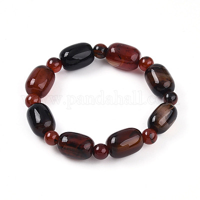 Браслеты из натуральных агатовых бусин G-P570-01L-1