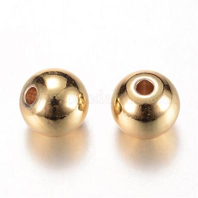 Wholesale PandaHall 300pcs 14K Gold Plated Spacer Beads 