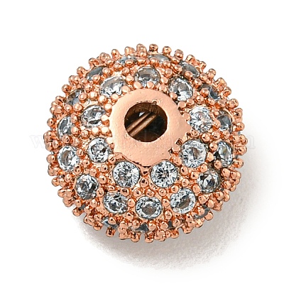 Латунные микропаве из прозрачного кубического циркония KK-G493-50RG-1