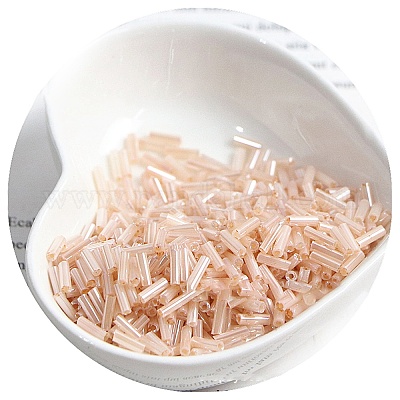 Стеклянный круглый стеклярус GLAA-WH0045-03P-1