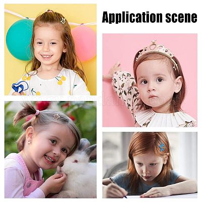 60 шт. 3 стильных симпатичных железных заколки-кнопки с распылителем&nbsp;PHAR-NB0001-07-1