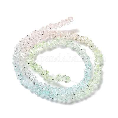 Прозрачные стеклянные бусины GLAA-H023-03P-1