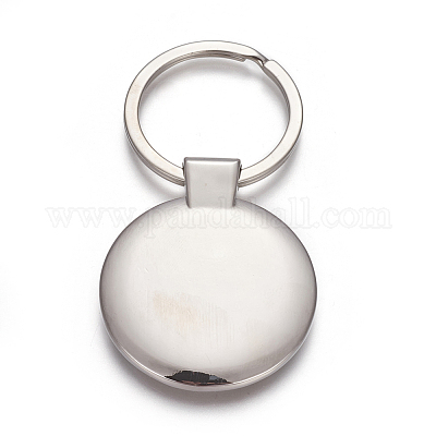 Настройки кабошон брелок из цинкового сплава KEYC-L020-01P-1
