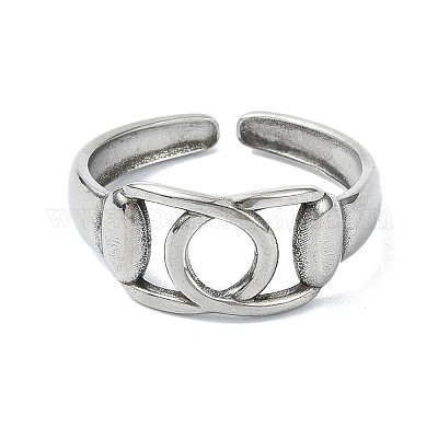 Кольца-манжеты из нержавеющей стали 304 для женщин RJEW-M019-47G-1