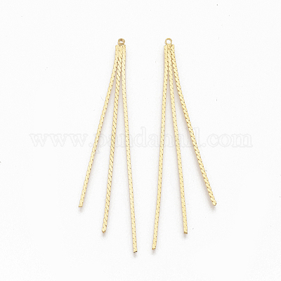 Латунная цепочка кисточка большие подвески&nbsp;LS-KK-Q762-002G-NF-1