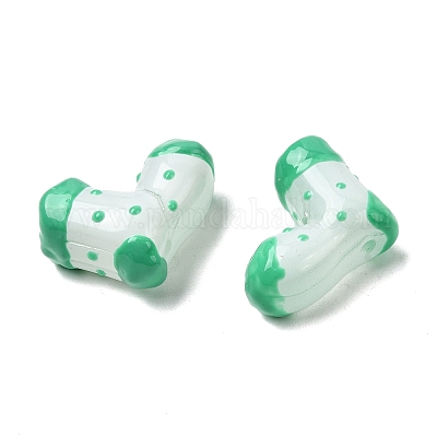 Стеклянные эмалевые бусины ручной работы GLAA-K070-04A-1