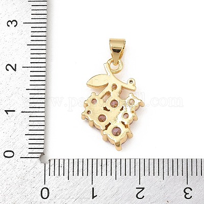 Кулон из циркония KK-F919-28G-01-1