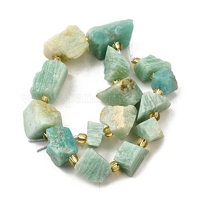 Необработанные грубые нити из натурального амазонита G-Z087-A04-1