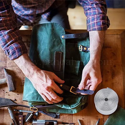 Мягкий плоский шнур из искусственной кожи&nbsp;LC-WH0006-03A-01-1