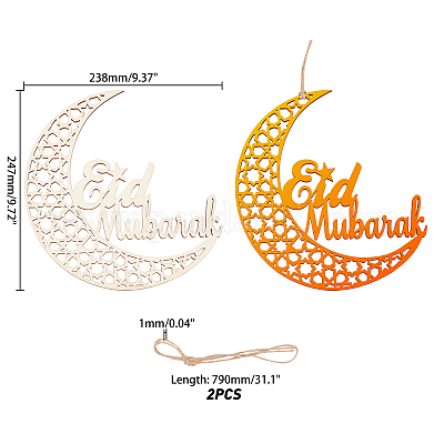 Украшения из дерева WOOD-GA0001-17-1