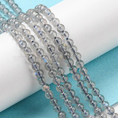 Природные лабрадорита бисер нитей G-G0005-B04-1