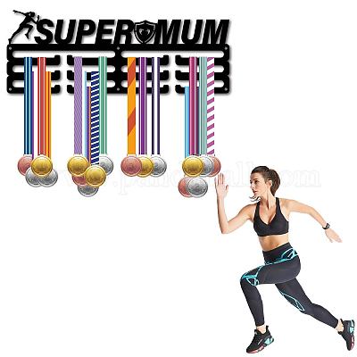 Support de mur d'affichage de support de cintre de médaille de fer de mode&nbsp;ODIS-WH0037-146-1