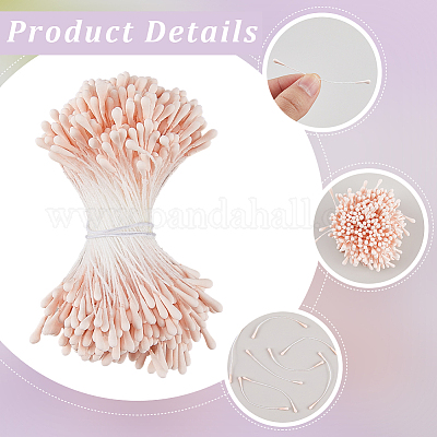 Гипс с хлопковым шнуром искусственный цветок сердцевина DIY-WH20007-36A-03-1