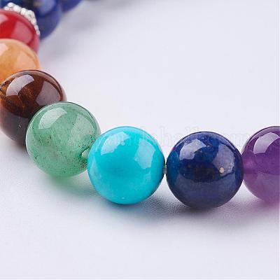 Браслеты драгоценный камень стрейч BJEW-F262-B-1