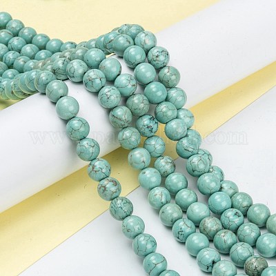 Chapelets de perles en turquoise synthétique&nbsp;G-C180-02D-1