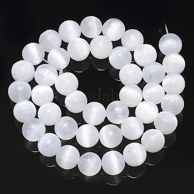 Нити из натурального селенита G-S366-027D-1