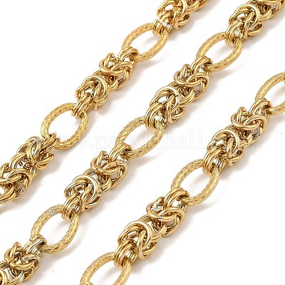 Овальные цепи с узловатыми звеньями из нержавеющей стали 304 CHS-F022-06G-1