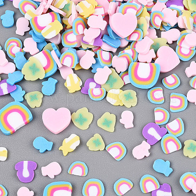 Кабошоны из полимерной глины ручной работы CLAY-N013-05-1