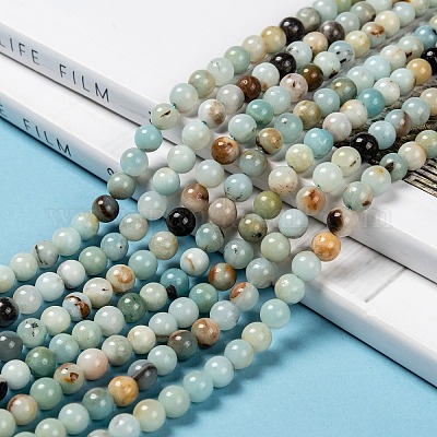 Натуральный цветок амазонитовые бусины X-Z26N5018-1