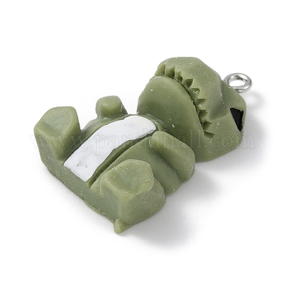 Подвески из непрозрачной смолы RESI-B018-01C-1