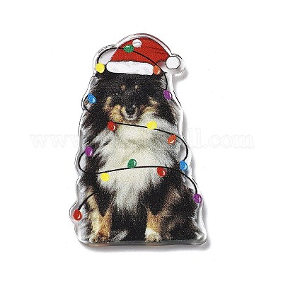 Акриловые подвески на рождественскую тематику FIND-R006-01F-1