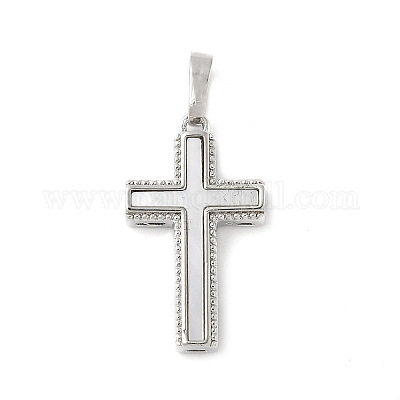 Подвески из латуни с натуральными белыми ракушками KK-S522-01A-P-1