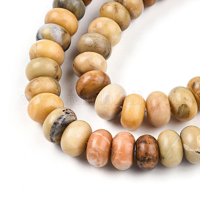 Природные желтые опал бусины пряди G-T140-74-1