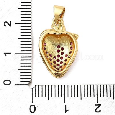 Латунные микро проложить кубического циркония подвески KK-P303-05G-1