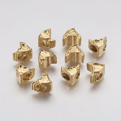 Ионное покрытие (ip) нержавеющая сталь 304 европейские бусины эмалированные оправы STAS-J022-089G-1