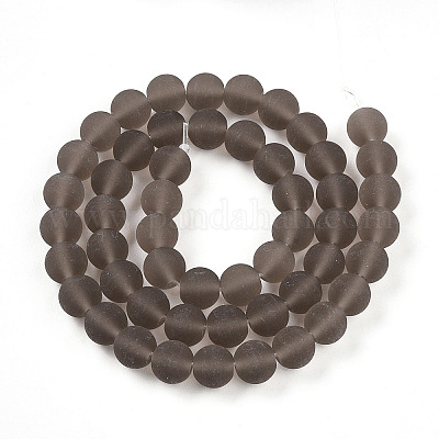 Прозрачные стеклянные бусины GLAA-T032-T8mm-MD02-1