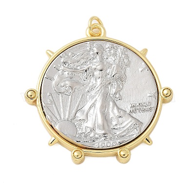 Латунные подвески KK-P293-30A-G-1