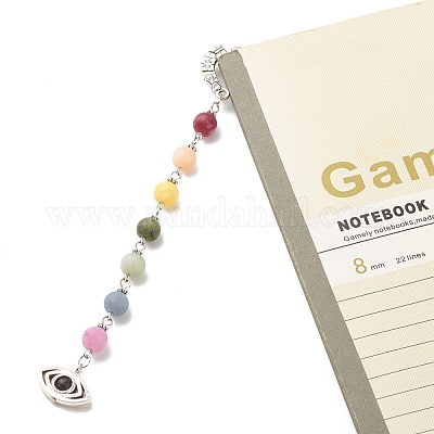 Тибетском стиле сплава закладки AJEW-JK00182-03-1