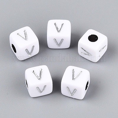 Непрозрачные акриловые бусины SACR-T035-03V-1