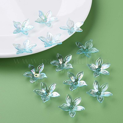 Прозрачные акриловые бусины MACR-S373-102-C05-1