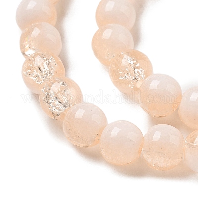 Стеклянные бусины кракле X1-GLAA-U001-8mm-05-1