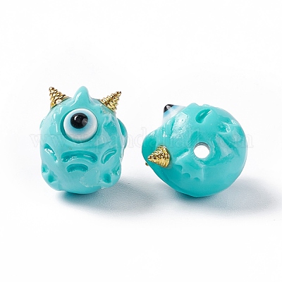 Хэллоуин непрозрачные бусины из смолы RESI-F033-01C-1