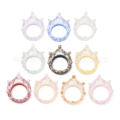 Светящиеся кабошоны из прозрачной смолы CRES-L045-15-1