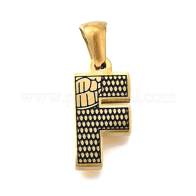 Подвески из нержавеющей стали 304 золотистого цвета STAS-K300-01G-F-1