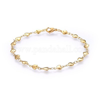 Браслеты из нержавеющей стали 304 BJEW-H579-01G-1