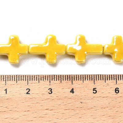 Фарфоровые бусины ручной работы PORC-F010-04-1