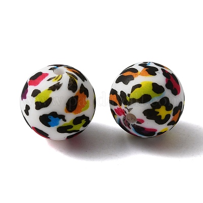 Силиконовые бусины SIL-WH0001-34G-1