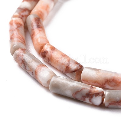 Бусы из натурального красного камня G-F247-51-1