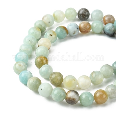 Натуральный цветок амазонитовые бусины пряди Z26N5017-1