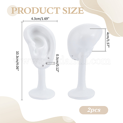 Стенды для сережек из гипса&nbsp;EDIS-WH0016-080B-1