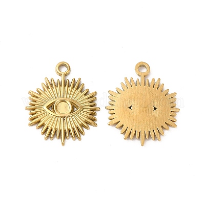 Ионное покрытие (ip) нержавеющая сталь 304 подвеска кабошон оправа STAS-L268-012G-1