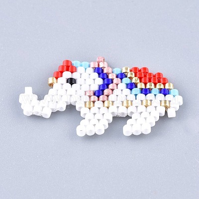 Подвески из бисера ручной работы SEED-I012-38-1