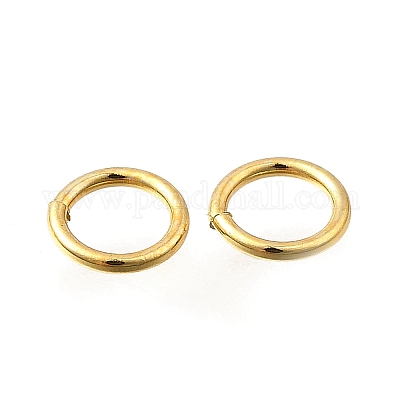 Латунные кольца прыжок открыт KK-B147-03D-G-1
