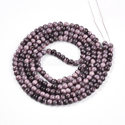 Выпечка окрашенные стеклянные бусины пряди X1-DGLA-N003-4mm-C09-1